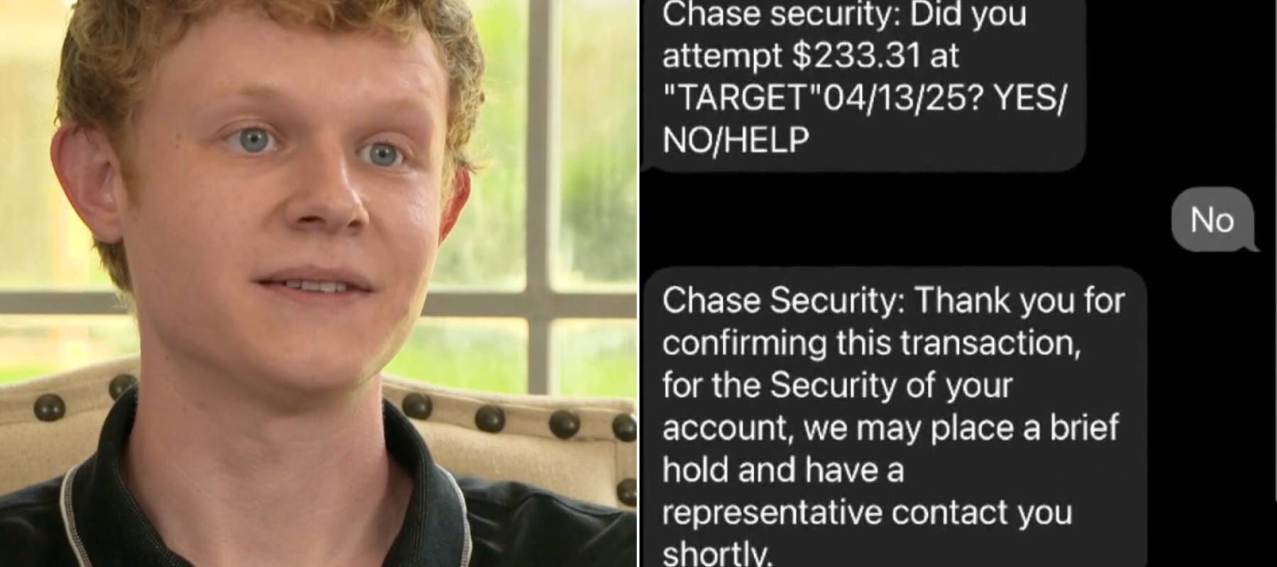 Man tells the news about how he was scammed out of $32,000.