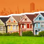 Painted ladies and San Francisco view