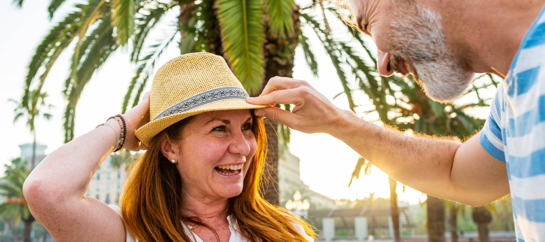 Couple enjoying vacation