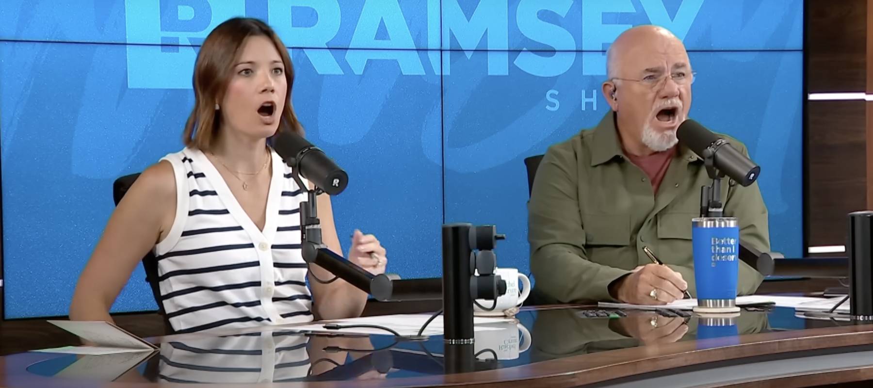 Dave Ramsey and Rachel Cruze take calls on the popular personal finance show.