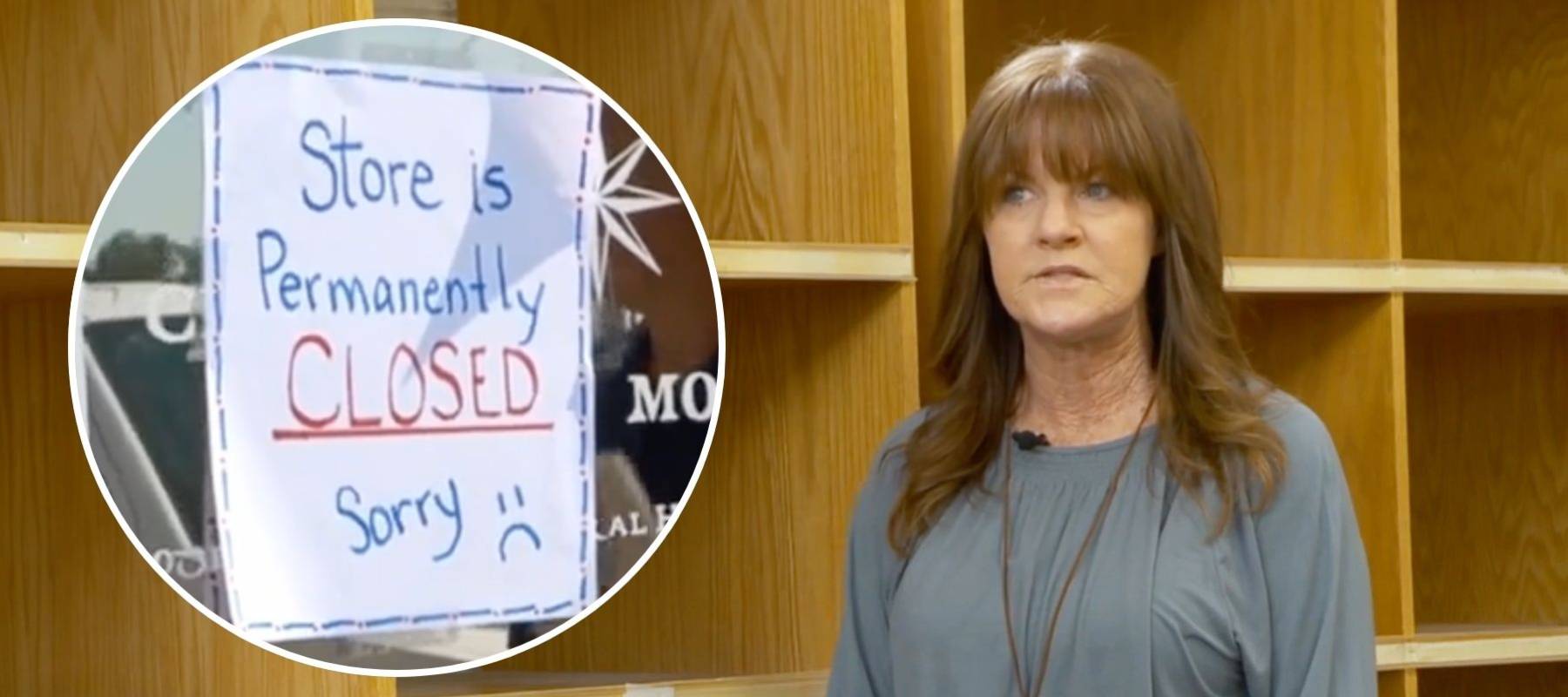 Local Utah liquor store owner discussing the closure of her business.