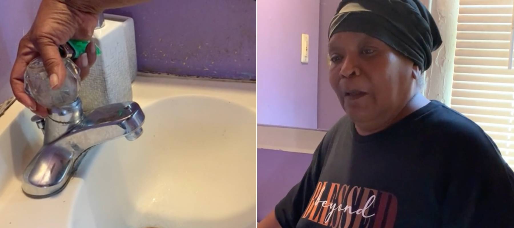 A Detroit tenant details her brutal living conditions with the news.