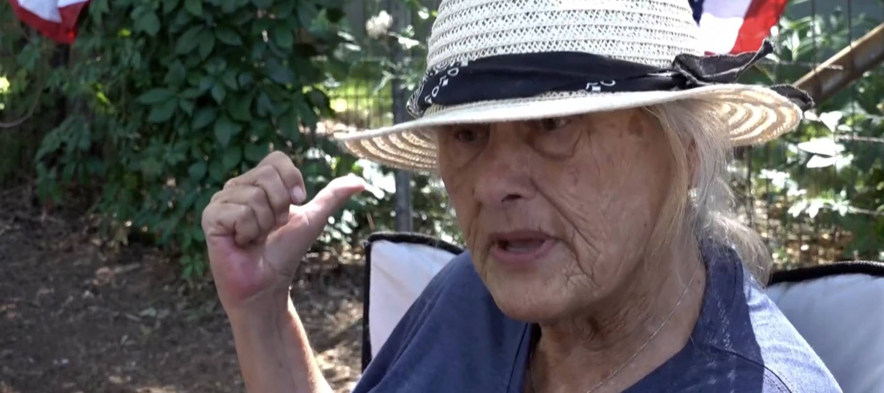 Sandy Vignolo of Dutch Flat, California, is paying $8,000 per year for fire insurance, according to ABC10.