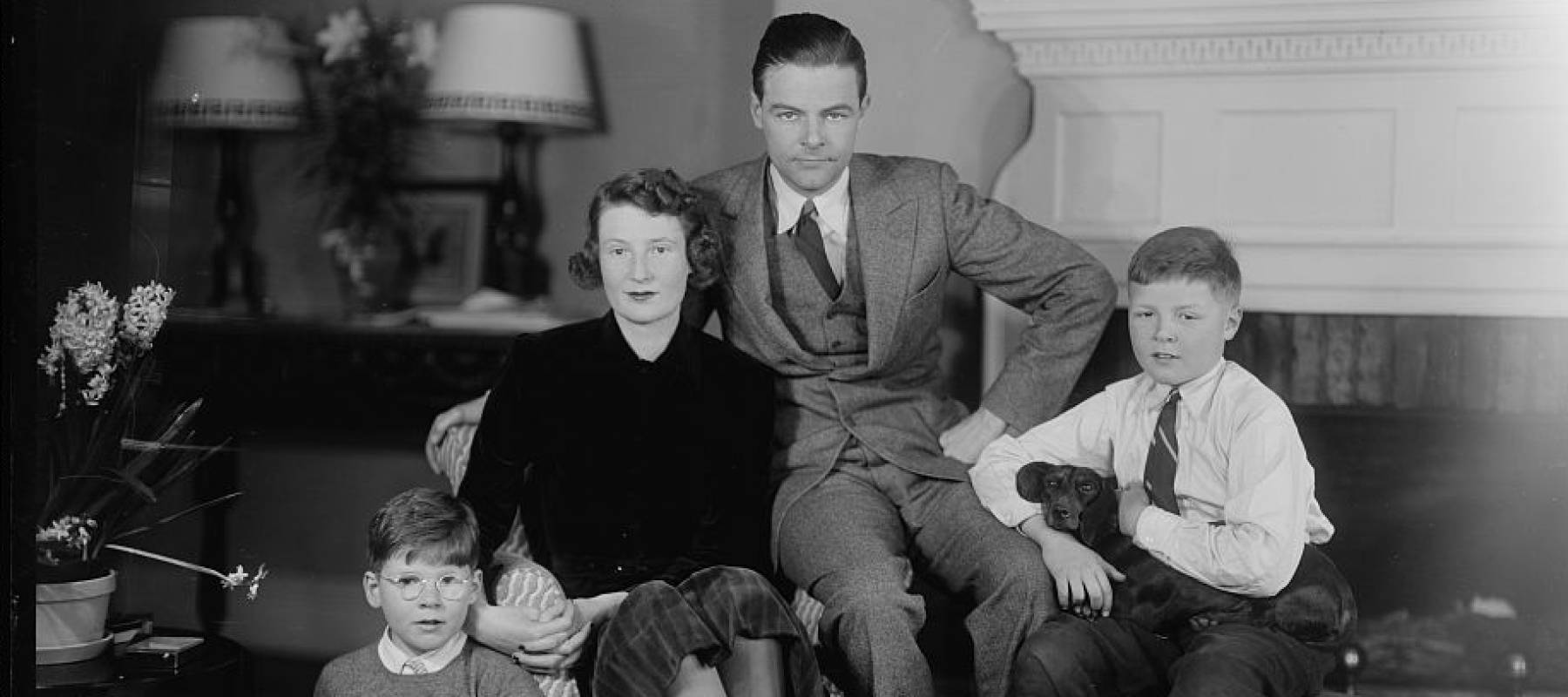 U.S. Senator Henry Cabot Lodge Jr. and his family.