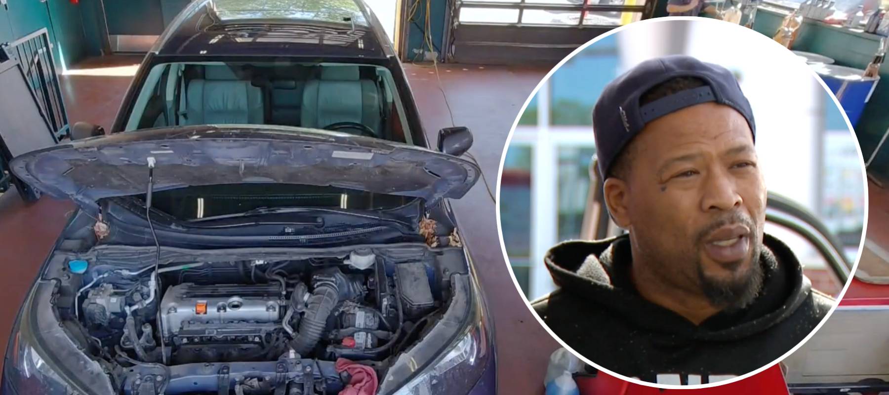 Driver interviewed by CBS News Minnesota talks abour rising oil change costs while at gas station.