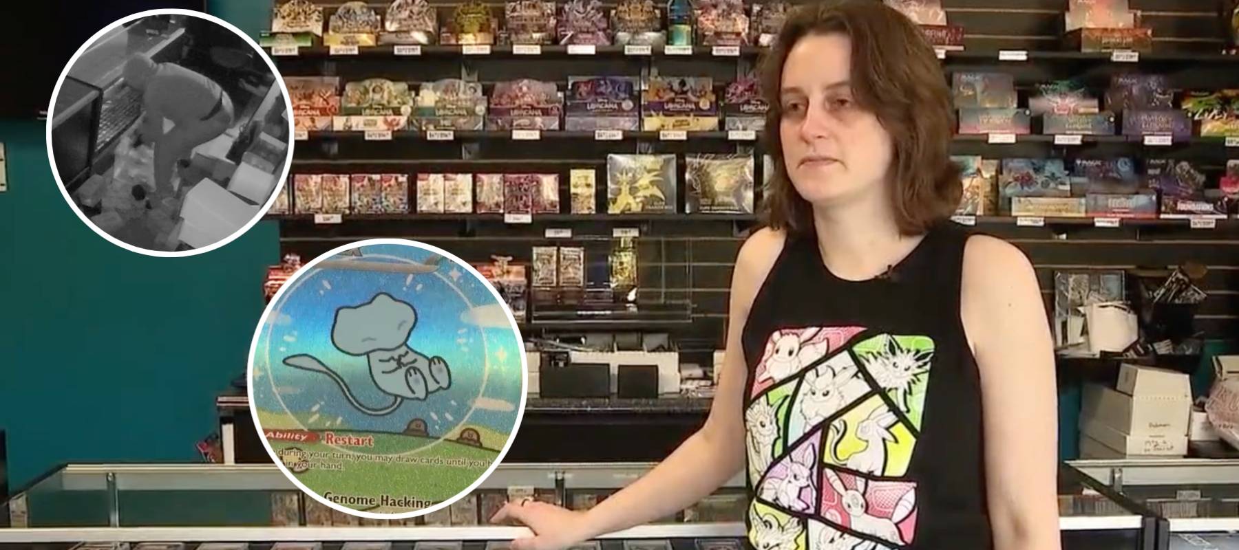 Gem Mint shop owner Christen Wybo talks about Pokemon card robbery that occurred in her business.