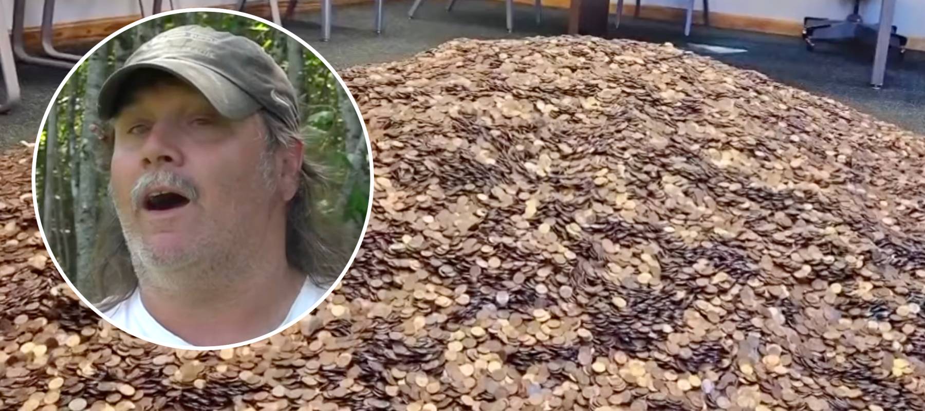A Maine man fined $20K for lakeshore violation and paid it all in coins.