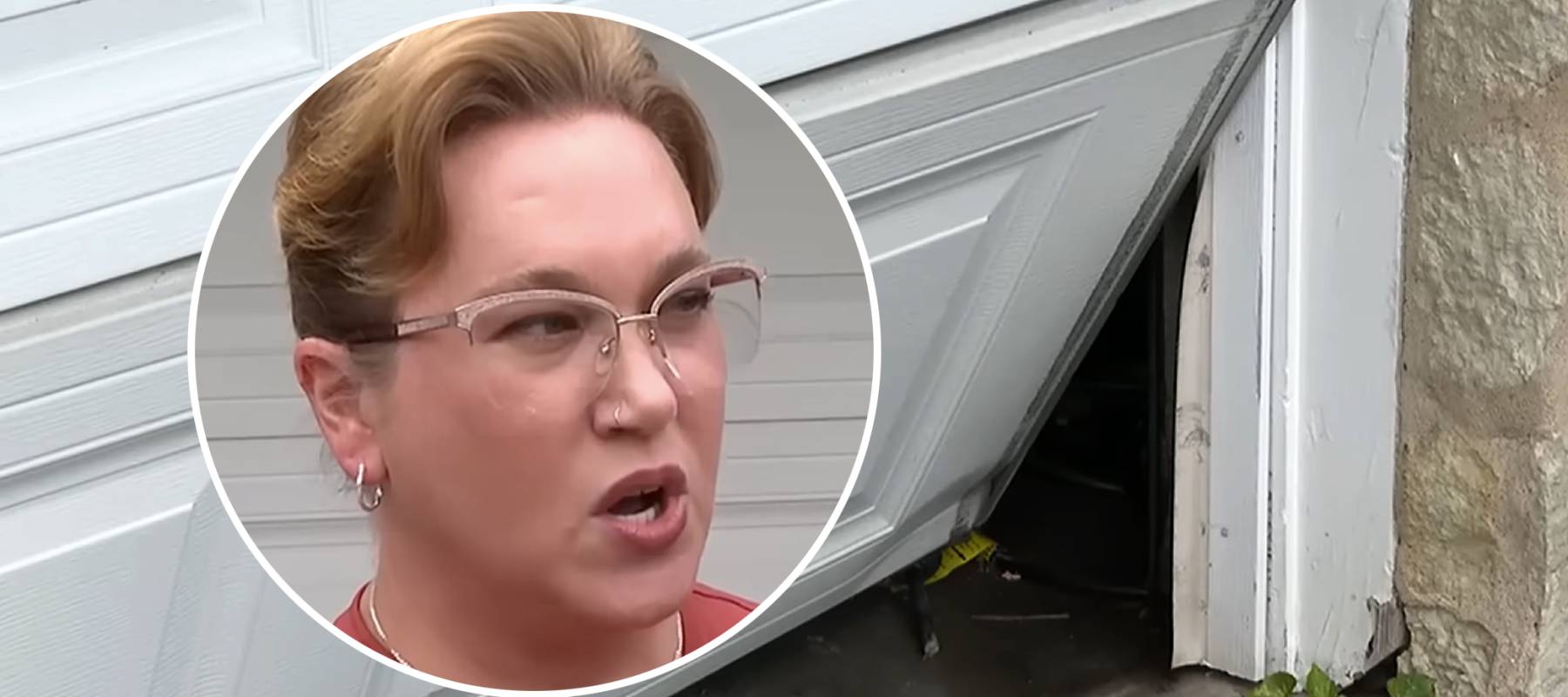 Casey Haggard says her garage door and at least one of her cars was damaged during an Amazon delivery.