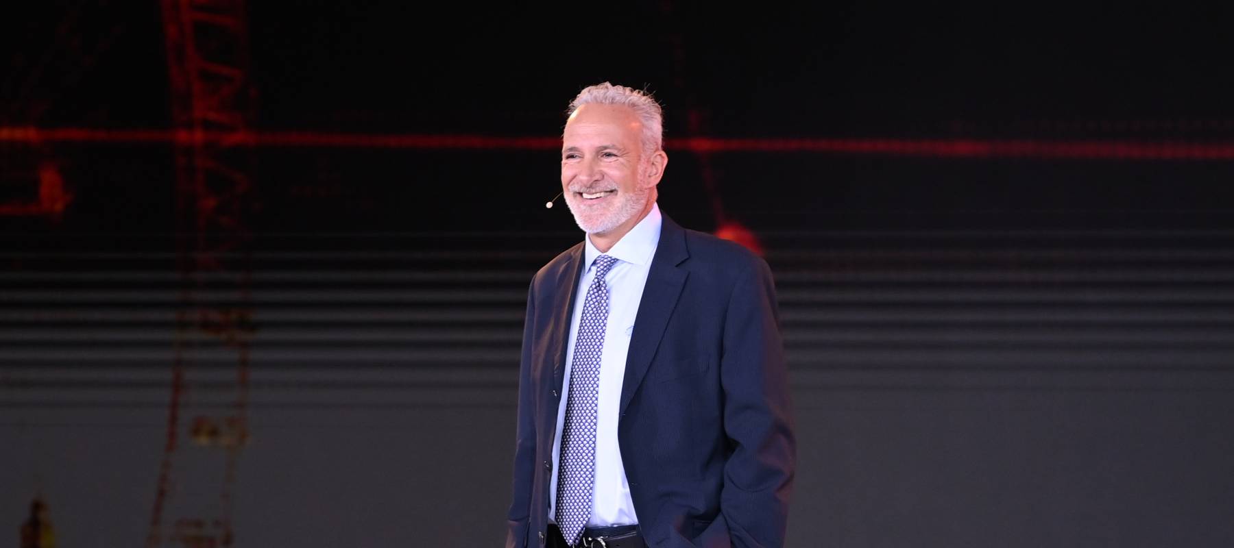 Peter Schiff onstage during 'How a “Digital Gold” System Should Really Work.'