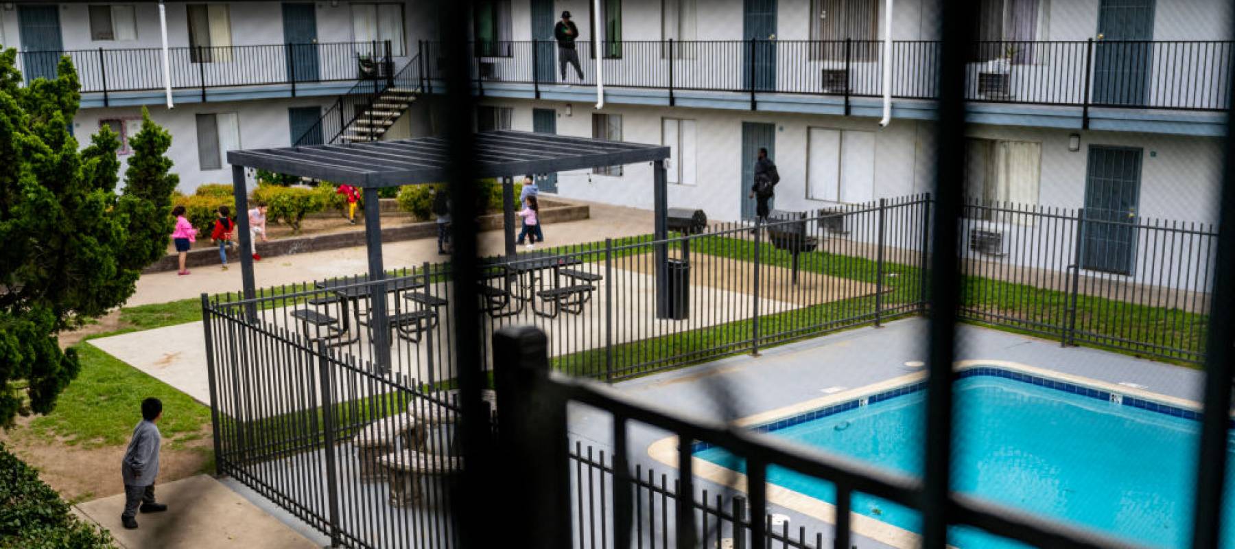 Blackstone-owned Shady Lane apartments.