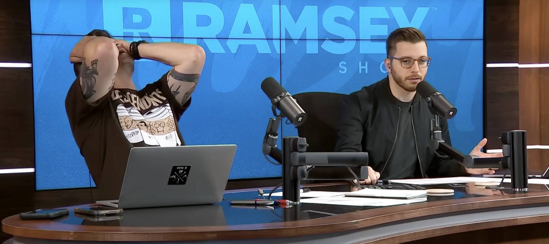 The Ramsey Show co-hosts John Delony and George Kamel speak with caller Phoebe from Florida.