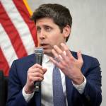 Sam Altman, CEO of OpenAI, delivers remarks at the Integrated Review of the Capital Framework for Large Banks Conference at the Federal Reserve on July 22, 2025 in Washington, DC.