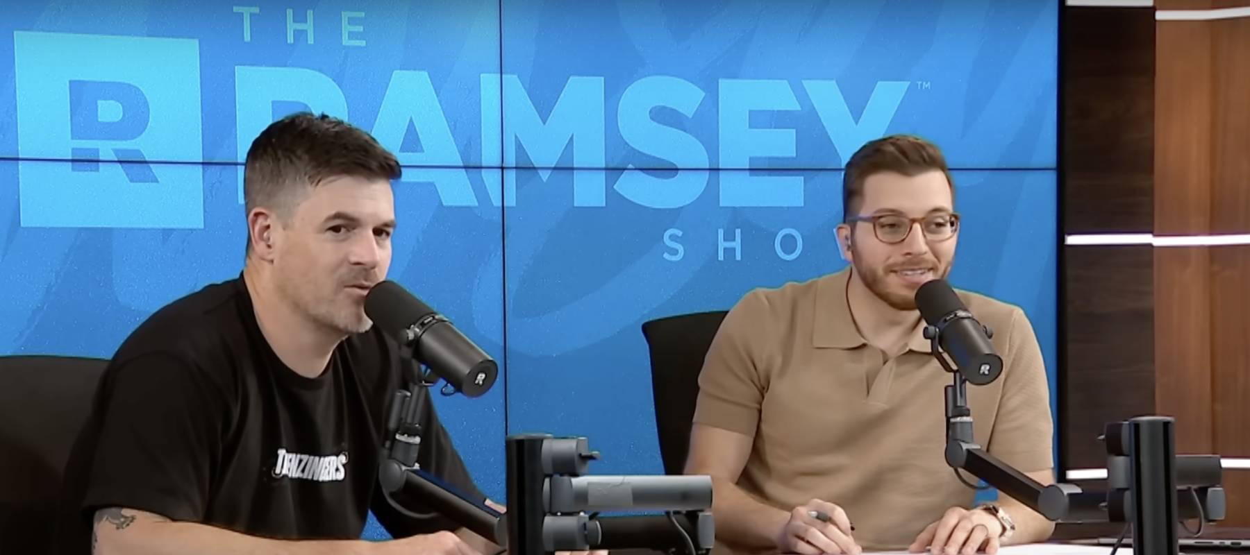 The Ramsey Show cohost listening to caller describe his predicament.