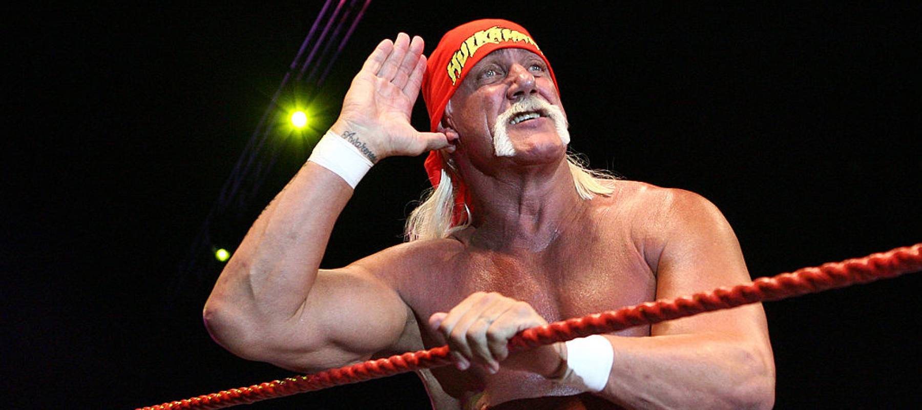 Hulk Hogan in the ring.