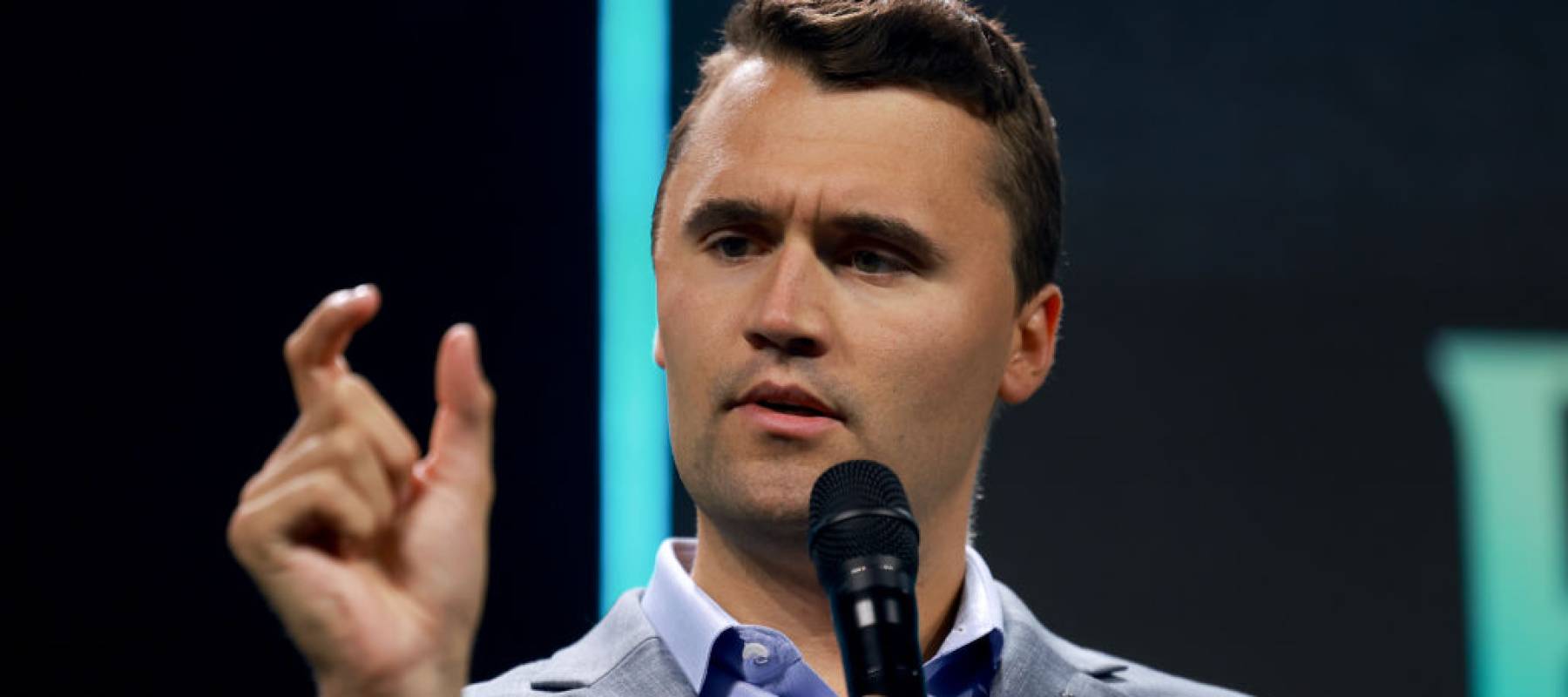 Charlie Kirk at the Palm Beach Convention Center on July 26, 2024