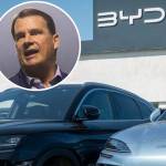 BYD dealership; Ford CEO Jim Farley; Elon Musk