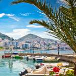 Sarandas City Port Ionian Sea, Albania