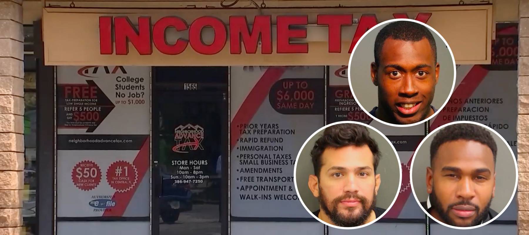 Three men behind Neighborhood Advance Tax are head to federal prison.