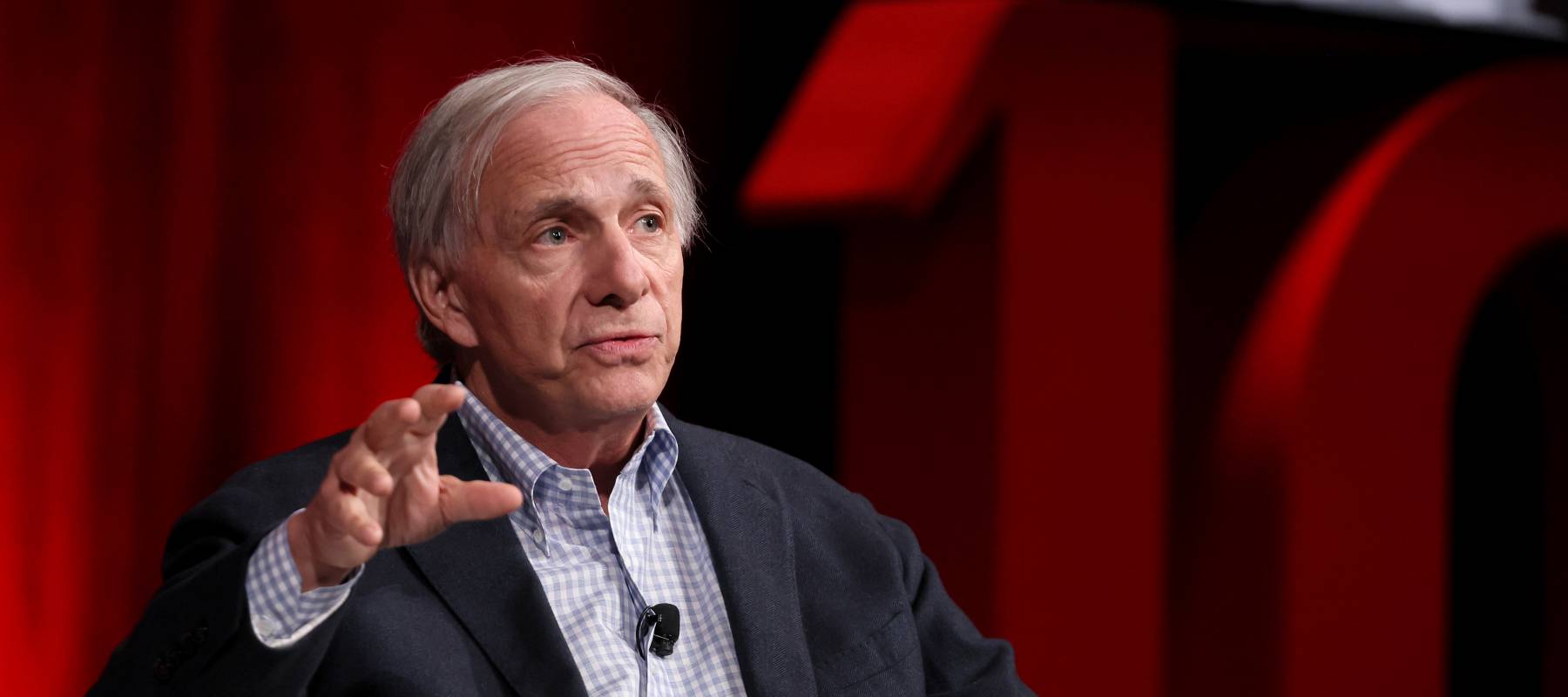Ray Dalio speaks onstage during the 2025 TIME100 Summit at Jazz at Lincoln Center on April 23, 2025 in New York City.