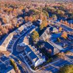 Aerial view of HOA neighborhood in Georgia