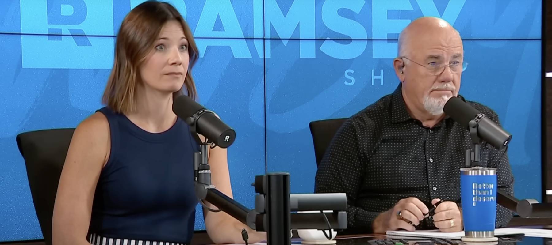 Jade Warshaw and Dave Ramsey.