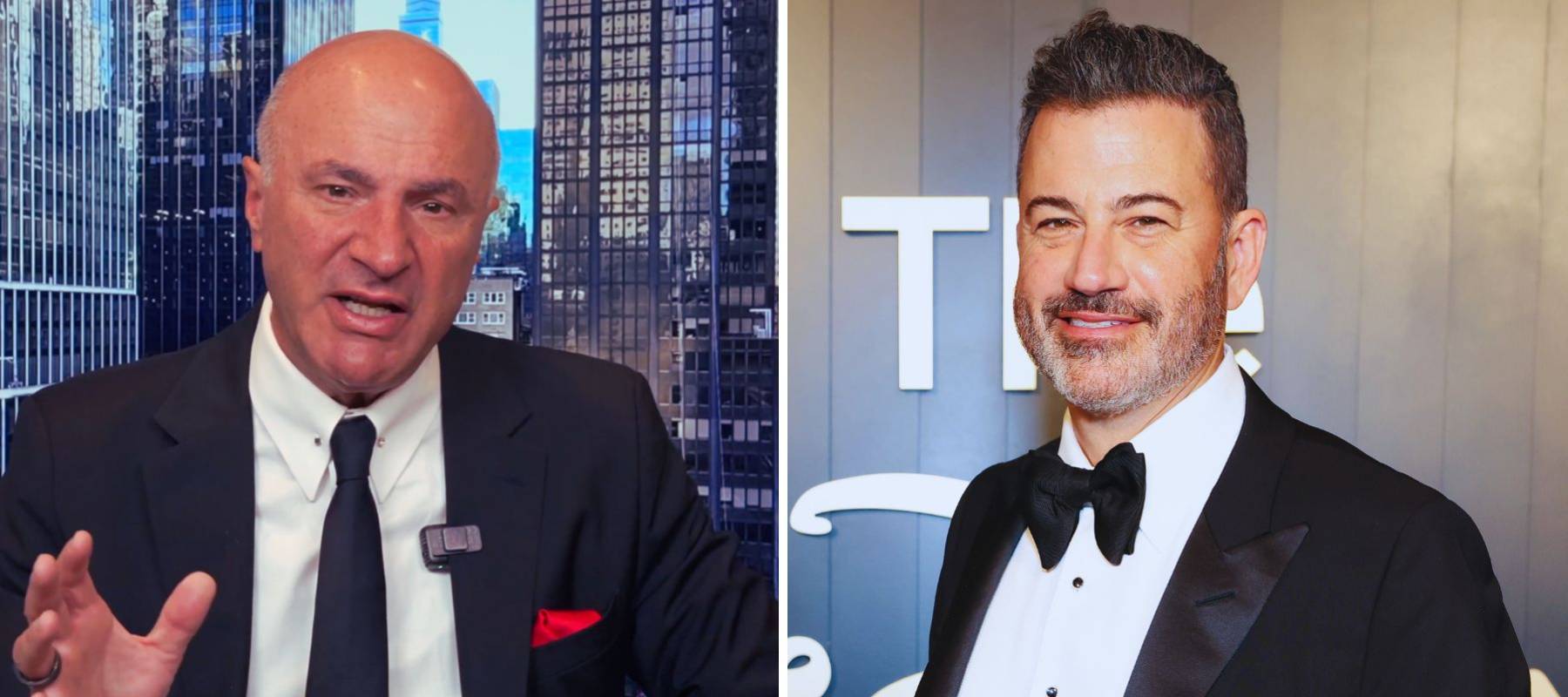Kevin O'Leary and Jimmy Kimmel