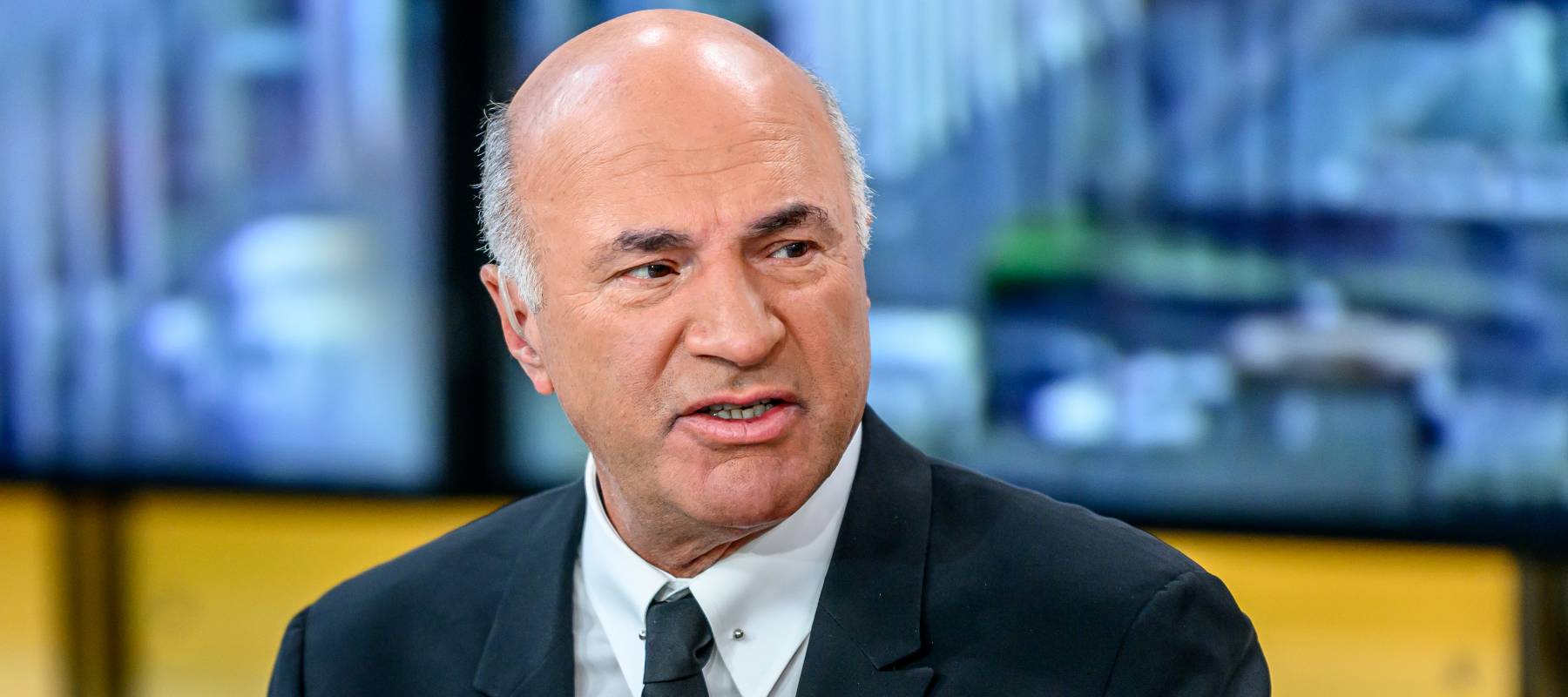 Kevin O'Leary visits "Outnumbered" at Fox News Channel Studios on April 18, 2024 in New York City.