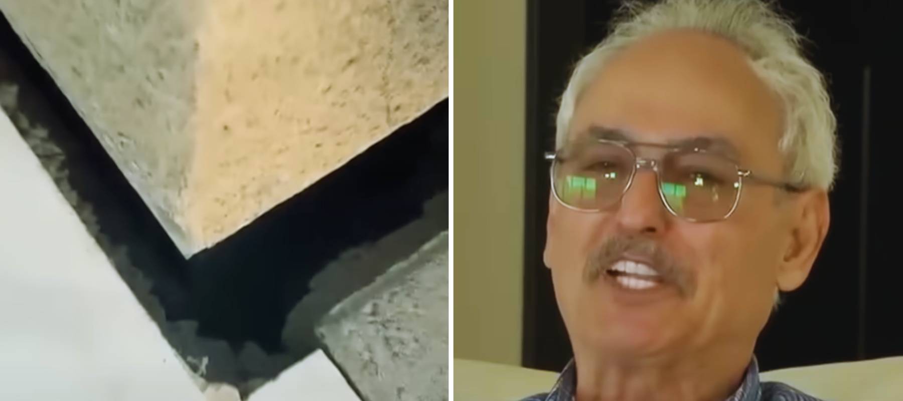 Will Barrons is one of many home owners with signs of damage.