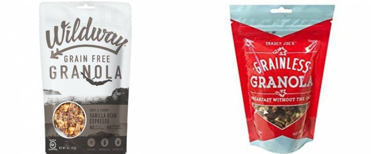 Wildway grain free granola vs Trader Joe's grainless granola