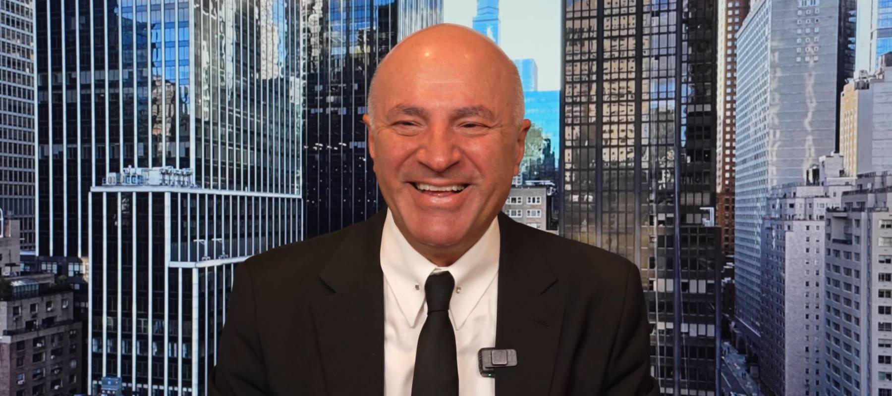 Kevin O'Leary smiles as he speaks to Moneywise.