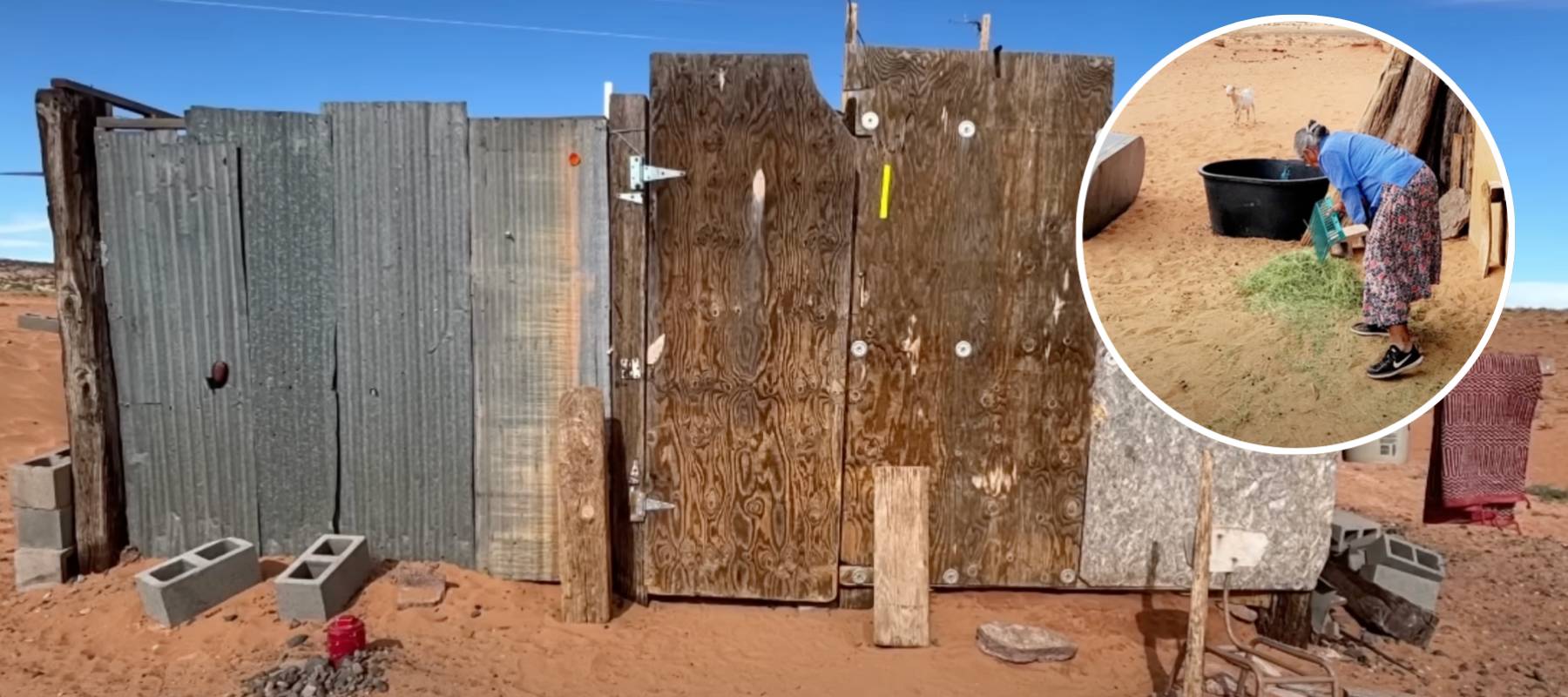 Victoria Benally's shack.