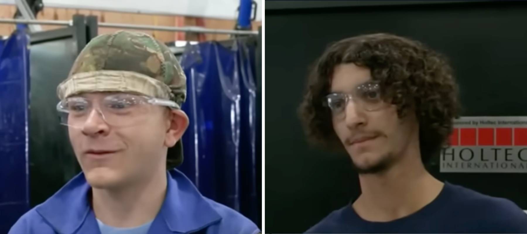 Two young men in Pennsylvania talk about their plan to work in trades after high school.