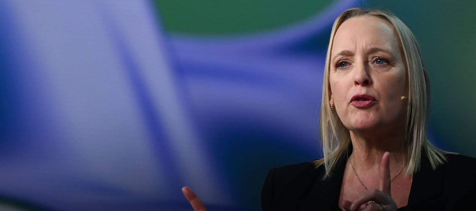 Julie Sweet, Chair and CEO of Accenture, engages in a keynote conversation with Julia Boorstin, CNBC's Senior Media & Tech Correspondent, sharing her vision for the transformative role of AI.