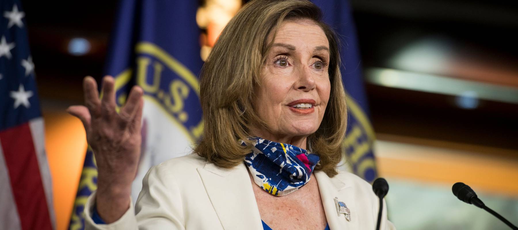 Speaker of the House Nancy Pelosi, D-Calif., holds a news conference at the US Capitol, Oct. 1, 2020