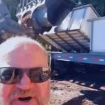 Brandon Sywassink felt pain as his crop was dumped out.
