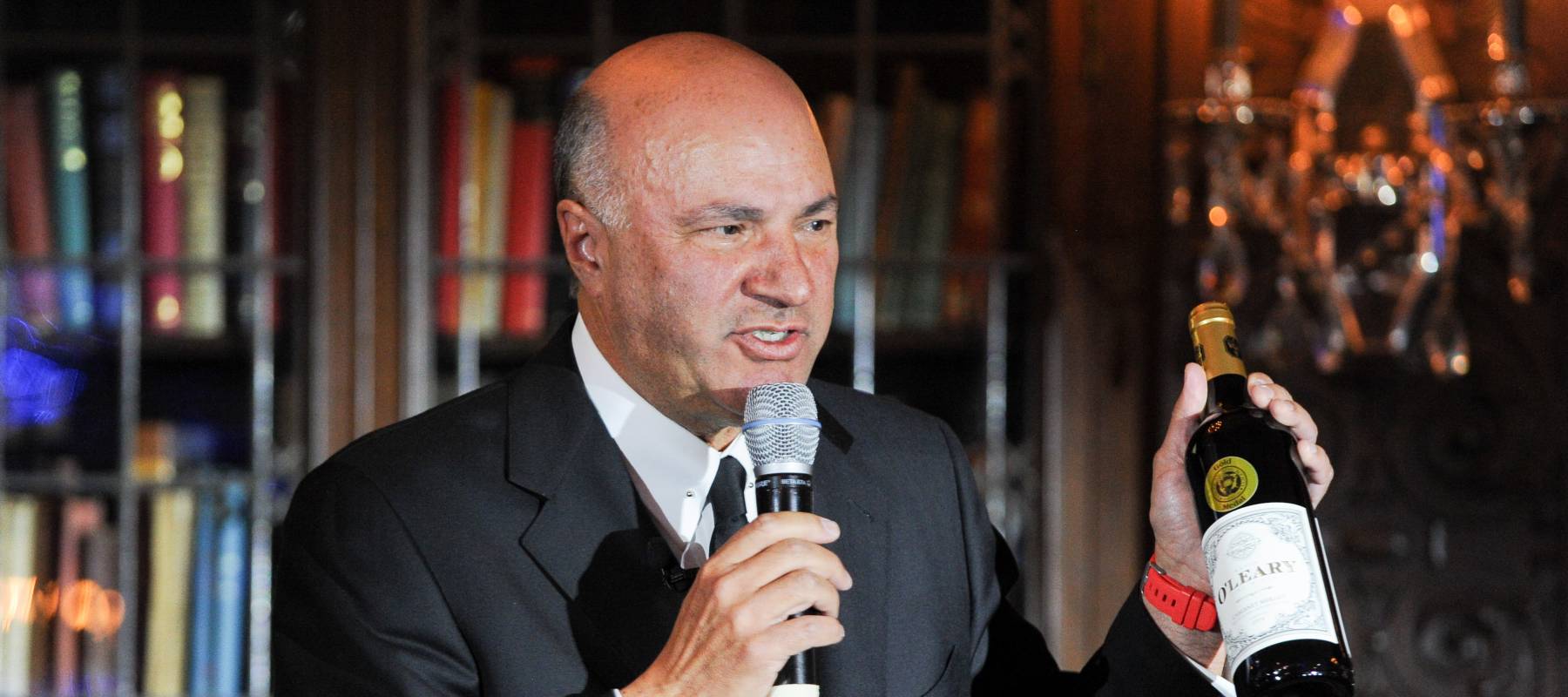 Kevin O'Leary attends Shark Tank's Kevin O'Leary launches symposium celebrating global entrepreneurship.