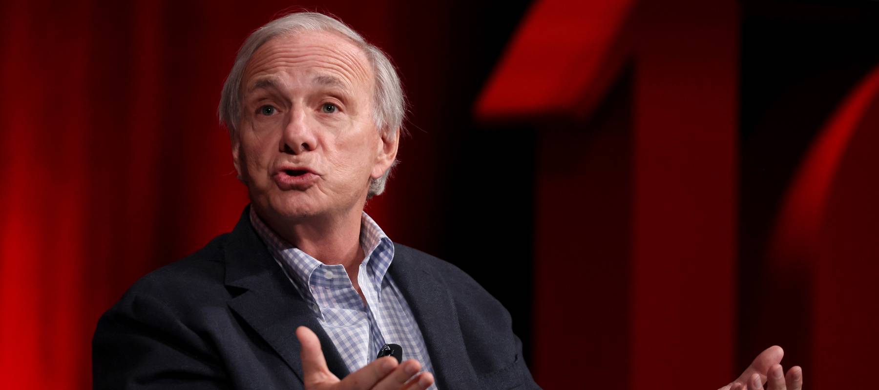 Ray Dalio speaks onstage during the 2025 TIME100 Summit at Jazz at Lincoln Center on April 23, 2025 in New York City.