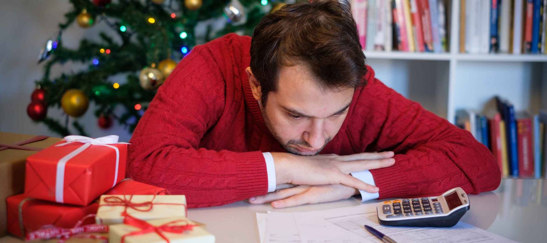 Man tapped out and without money for christmas gifts