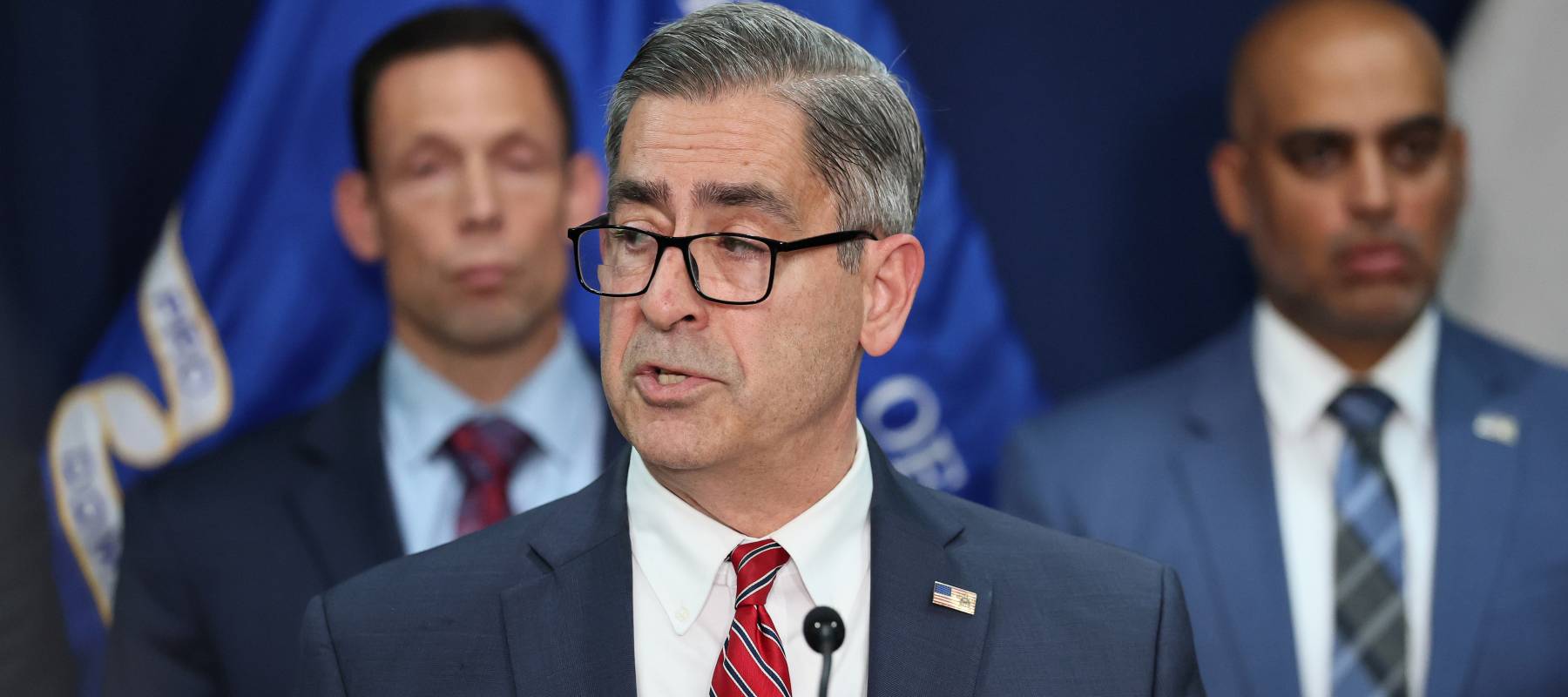 U.S. Attorney for the Eastern District of New York Joseph Nocella Jr. speaks during a press conference in New York City, Aug. 25, 2025.