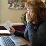 Stressed woman