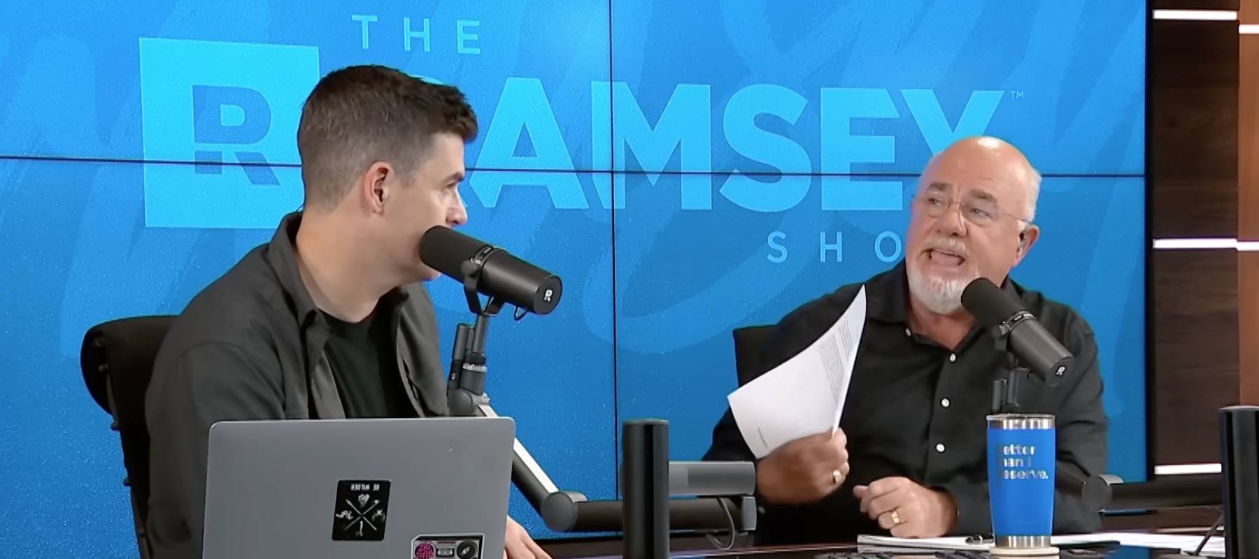 Dave Ramsey gets emotional giving advice to woman whose husband won't marry her without a prenup.