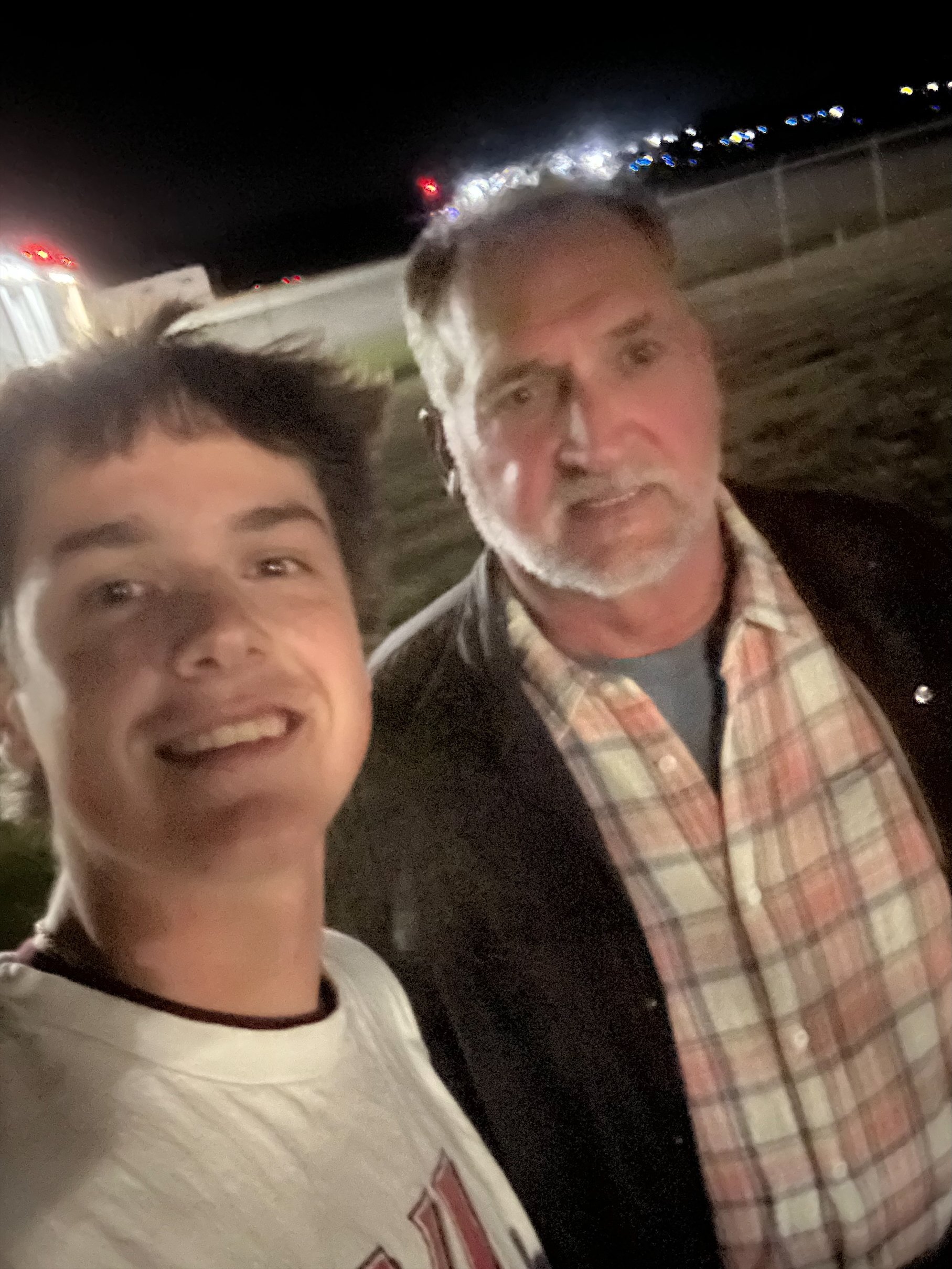 Nate Large and Bud Foster