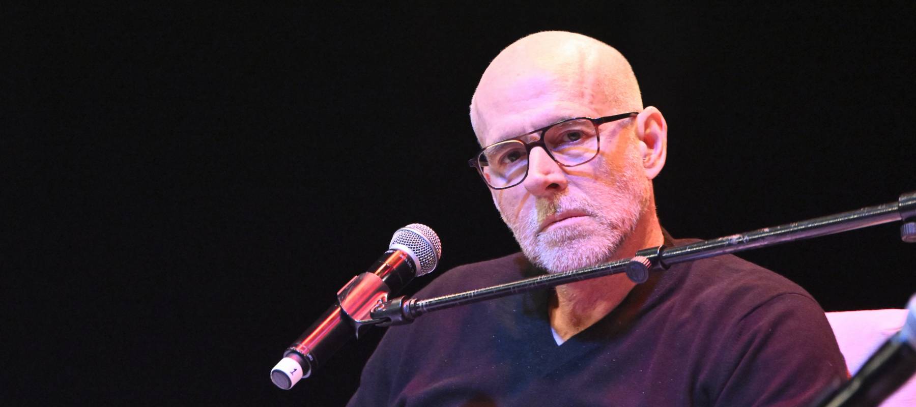 Scott Galloway speaks on stage during Vox Media's Pivot Tour at Queen Elizabeth Theatre on November 08, 2025 in Toronto, Ontario.