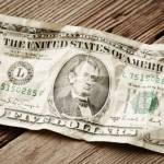 $5 five dollar U.S. bill money