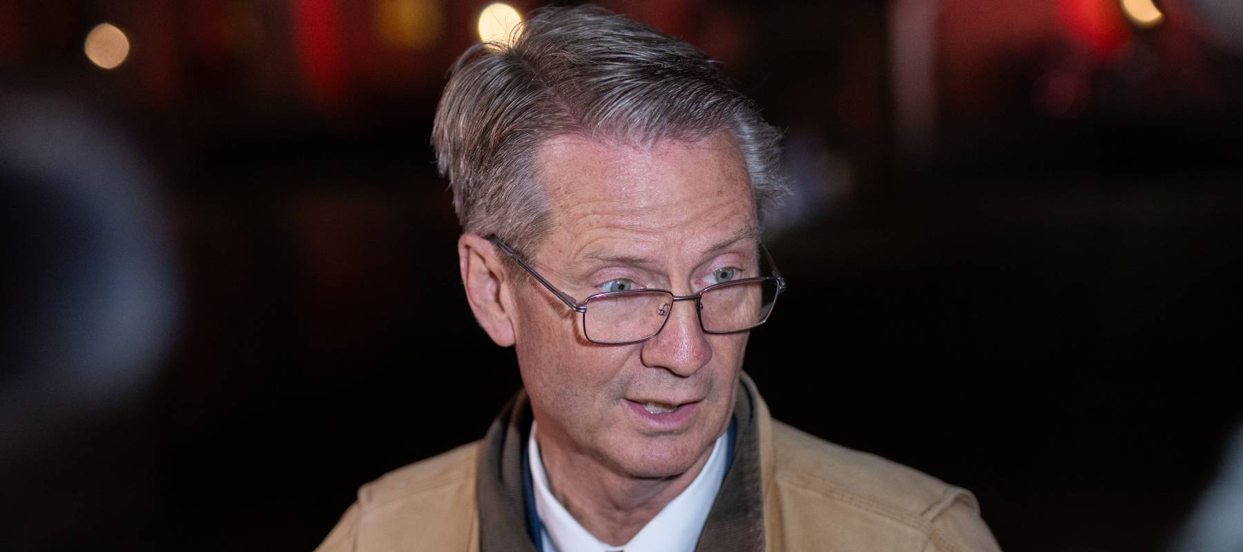 Congressman Tim Burchett (R-TN) speaks to reporters outside of the U.S. Capitol in Washington, DC, United States, on November 20, 2025.