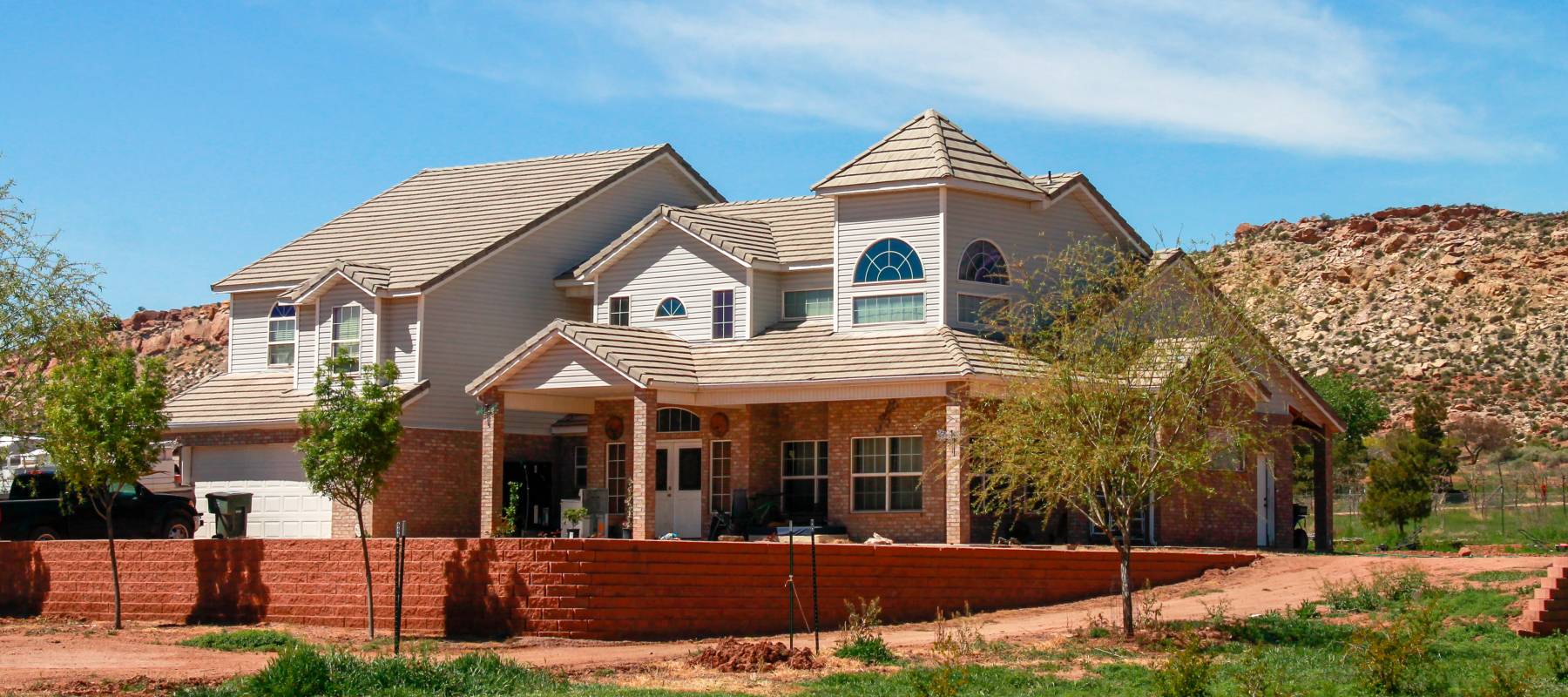 house in the Utah foothills