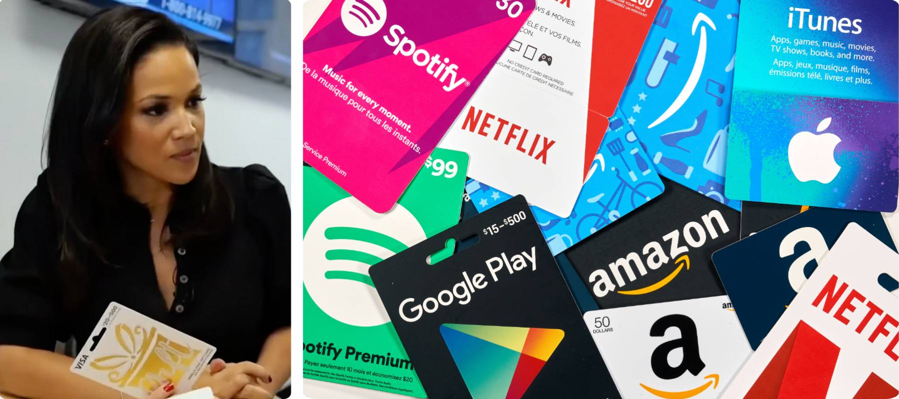 This scam targeted Today host Laura Jarrett, who bought cards at a New York CVS store.