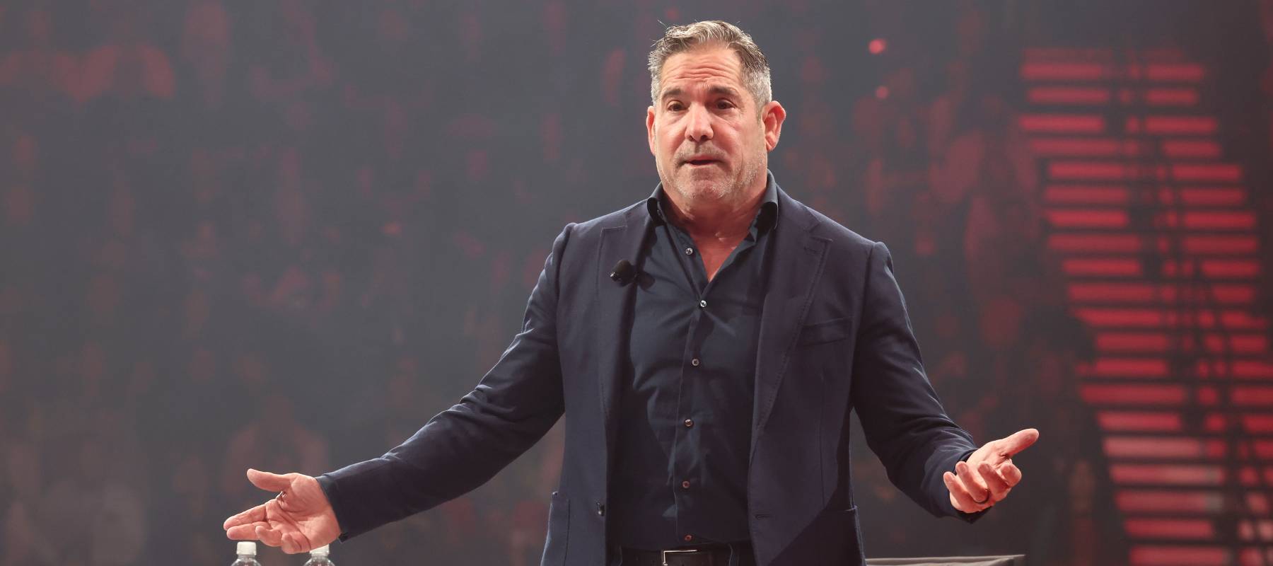 Grant Cardone speaks during the 10X Growth Conference 2025 at MGM Grand Garden Arena on March 21, 2025 in Las Vegas, Nevada.