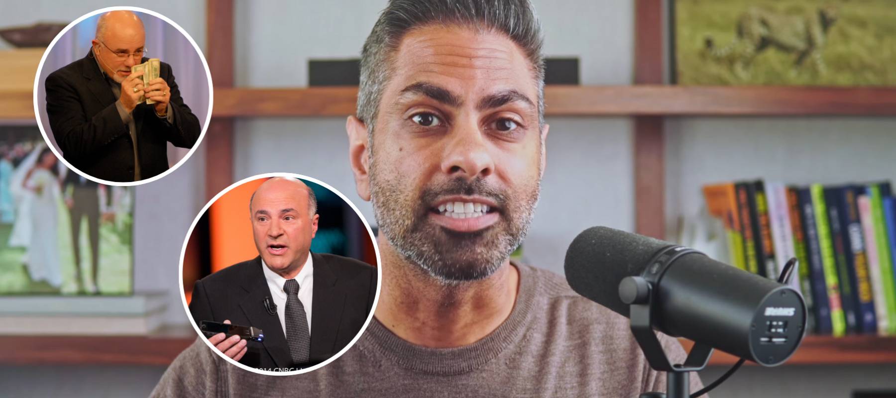 (left to right) Dave Ramsey, Kevin O'Leary, Ramit Sethi