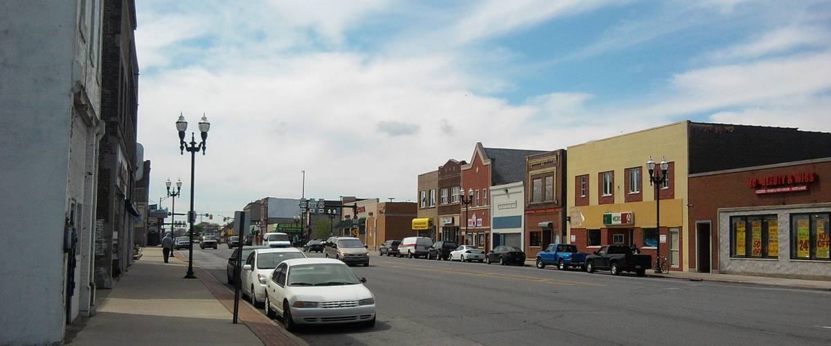 Chicago Avenue in East Chicago, Indiana
